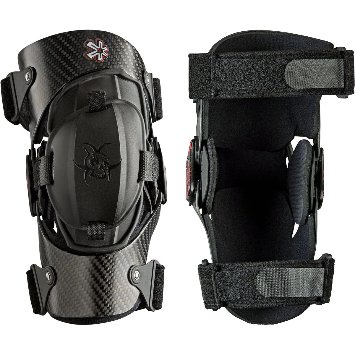 Asterisk Slim Series Cell Micro Carbon Kids Knee Brace Set 3 Asterisk Slim Series Cell Micro Carbon Kids Knee Brace Set
