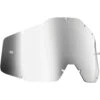 FMF Powerbomb/Powercore Silver Mirror Kids Replacement Lens -Motocross Equipment 7105414