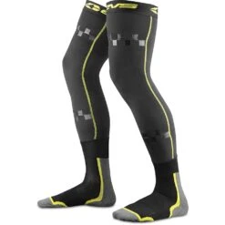 EVS T.U.G Fusion Black/Hi Vis Compression Sleeve Socks