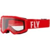 Fly Racing Focus Red/White Clear Kids Goggles 1 Fly Racing Focus Red/White Clear Kids Goggles -Motocross Equipment 7105683