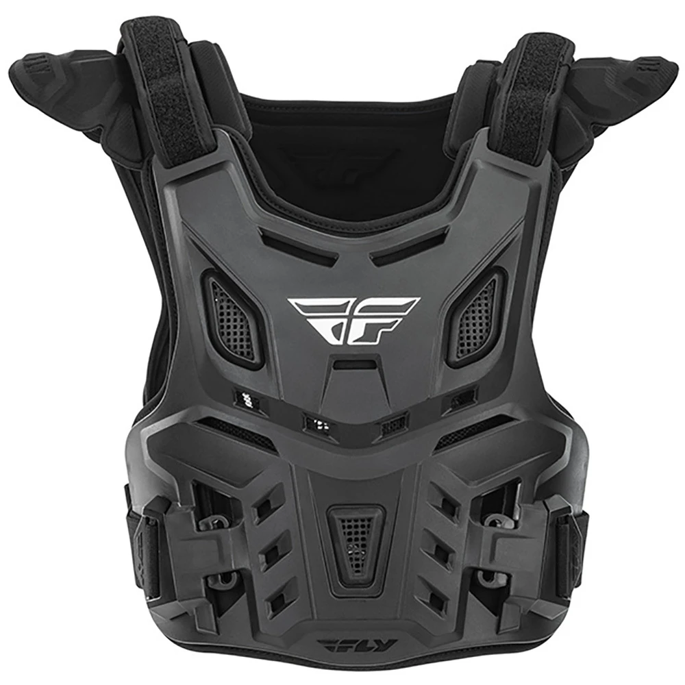 Fly Racing Revel Black CE Off Road Kids Roost Guard 3 Fly Racing Revel Black CE Off Road Kids Roost Guard