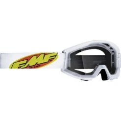 FMF Powercore White/Clear Kids Goggles
