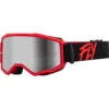 Fly Racing Zone Black/Red Silver Mirrored Kids Goggles 1 Fly Racing Zone Black/Red Silver Mirrored Kids Goggles -Motocross Equipment 7105899