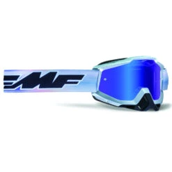 FMF Powerbomb Afterburn Blue Mirror Goggles