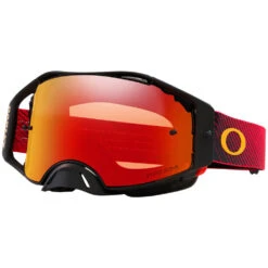 Oakley Airbrake Red Flow/Prizm Torch Goggles