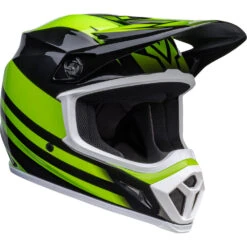 Bell 2024 MX-9 MIPS Disrupt Black/Green Helmet -Motocross Equipment BE7136235 c 4