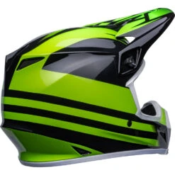Bell 2024 MX-9 MIPS Disrupt Black/Green Helmet -Motocross Equipment BE7136235 c 5