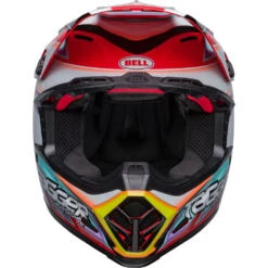 Bell 2024 Moto-9S Flex Tagger Edge White/Aqua Helmet -Motocross Equipment BE7148462 c 3
