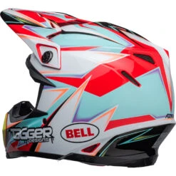 Bell 2024 Moto-9S Flex Tagger Edge White/Aqua Helmet -Motocross Equipment BE7148462 c 7