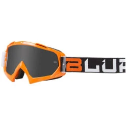 Blur B-10 Two Face Orange/Black/White Silver Goggles