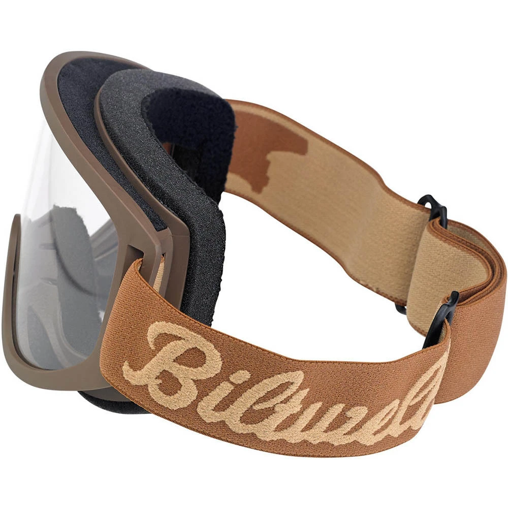 Biltwell Moto 2.0 Script Chocolate Sand Goggles 4 Biltwell Moto 2.0 Script Chocolate Sand Goggles - Image 2