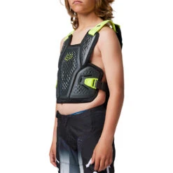 Fox Raceframe Roost Dark Shadow Kids Body Armour -Motocross Equipment FO24267330OS 1