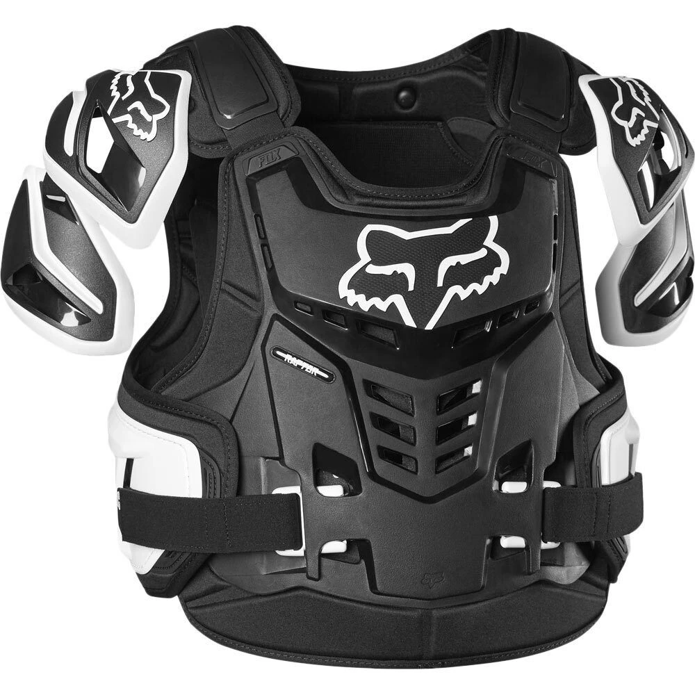 Fox Raptor CE Black/White Body Armour Vest 3 Fox Raptor CE Black/White Body Armour Vest