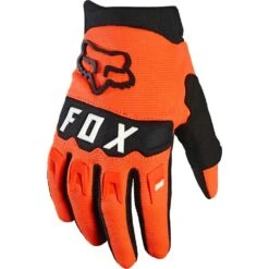 Fox 2023 Dirtpaw FLO Orange Kids Gloves
