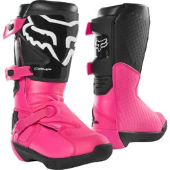 Fox 2023 Comp Black/Pink Womens Boots