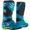 Fox 2024 Comp Blue/Yellow Boots -Motocross Equipment FO28373026 c