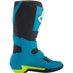Fox 2024 Comp Blue/Yellow Boots -Motocross Equipment FO28373026 c 2
