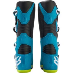 Fox 2024 Comp Blue/Yellow Boots -Motocross Equipment FO28373026 c 3