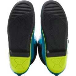 Fox 2024 Comp Blue/Yellow Boots -Motocross Equipment FO28373026 c 4
