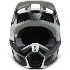 Fox 2023 V3 RS Ryaktr Steel Grey Helmet -Motocross Equipment FO29642172 c 2