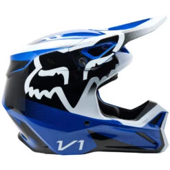 Fox 2023 V1 Leed Blue Helmet -Motocross Equipment FO29657002 c 3