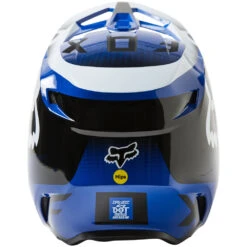Fox 2023 V1 Leed Blue Helmet -Motocross Equipment FO29657002 c 4