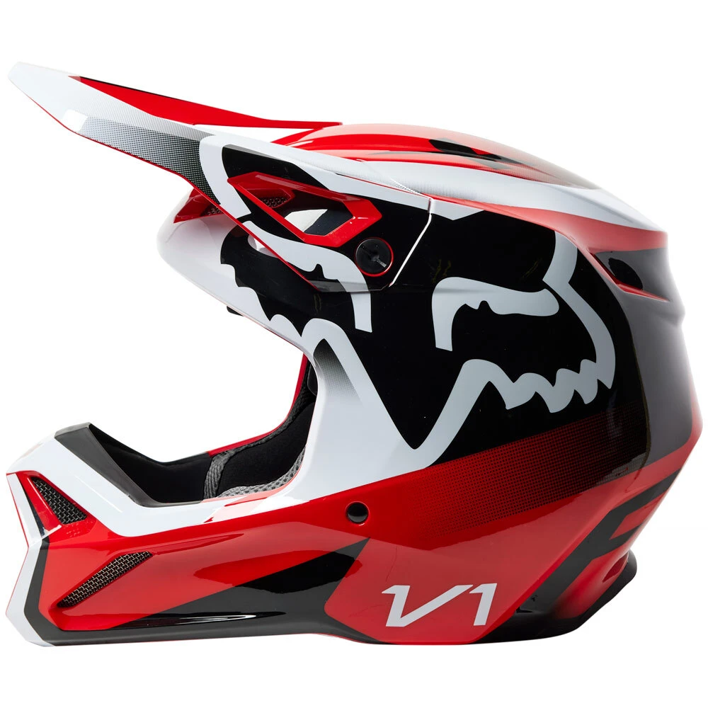 Fox 2023 V1 Leed FLO Red Helmet 4 Fox 2023 V1 Leed FLO Red Helmet - Image 2