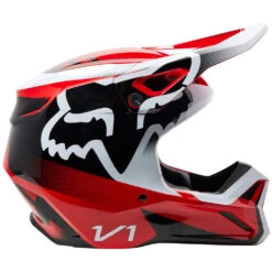 Fox 2023 V1 Leed FLO Red Helmet 12 Fox 2023 V1 Leed FLO Red Helmet -Motocross Equipment FO29657110 c 3