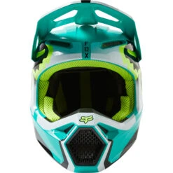 Fox 2023 V1 Leed Teal Helmet -Motocross Equipment FO29657176 c 2