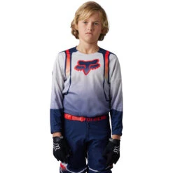 Fox 2023 360 Vizen Navy Kids Jersey -Motocross Equipment FO29711007 c 1