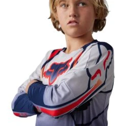 Fox 2023 360 Vizen Navy Kids Jersey -Motocross Equipment FO29711007 c 3