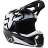 Fox 2023 V1 Leed Black/White Kids Helmet 1 Fox 2023 V1 Leed Black/White Kids Helmet -Motocross Equipment FO29729018 c