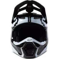 Fox 2023 V1 Leed Black/White Kids Helmet 13 Fox 2023 V1 Leed Black/White Kids Helmet -Motocross Equipment FO29729018 c 4