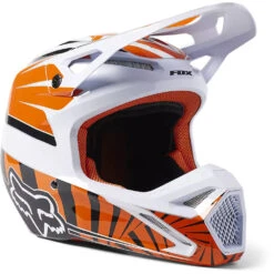 Fox 2023 LE V1 G.O.A.T Orange Kids Helmet