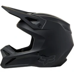 Fox 2023 V1 Matte Black Kids Helmet -Motocross Equipment FO29739255 c 1