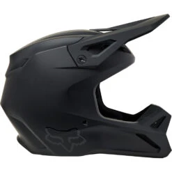 Fox 2023 V1 Matte Black Kids Helmet -Motocross Equipment FO29739255 c 3