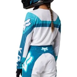 Fox 2023 Flexair Efekt Teal Womens Jersey -Motocross Equipment FO29757176 c 2