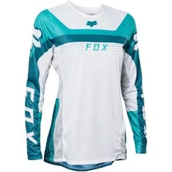 Fox 2023 Flexair Efekt Teal Womens Jersey