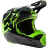 Fox 2023 V1 Xpozr Black/Grey Helmet -Motocross Equipment FO30266014 c