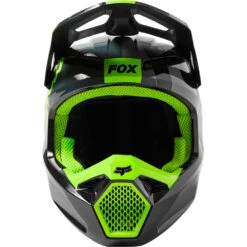 Fox 2023 V1 Xpozr Black/Grey Helmet -Motocross Equipment FO30266014 c 2