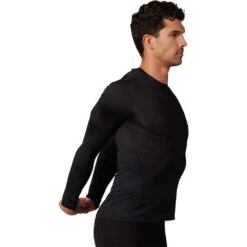 Fox 2024 Tecbase Black LS Compression Shirt 11 Fox 2024 Tecbase Black LS Compression Shirt -Motocross Equipment FO30302001 c 4