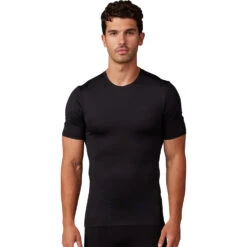 Fox 2024 Tecbase Black SS Compression Shirt