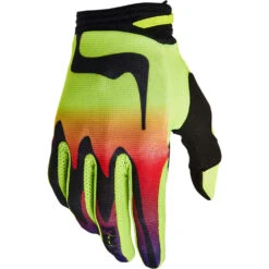 Fox 2023 180 Kozmik FLO Yellow Gloves