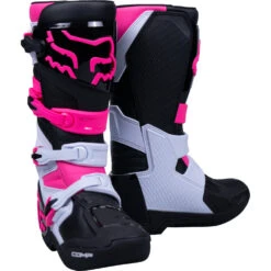 Fox 2024 Comp Black/Pink Womens Boots