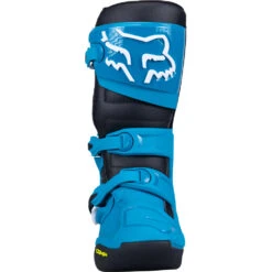 Fox 2024 Comp Blue/Yellow Kids Boots -Motocross Equipment FO304710261 c 2
