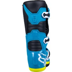 Fox 2024 Comp Blue/Yellow Kids Boots -Motocross Equipment FO304710261 c 4