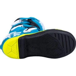 Fox 2024 Comp Blue/Yellow Kids Boots -Motocross Equipment FO304710261 c 7