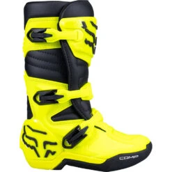 Fox 2024 Comp Flo Yellow Kids Boots -Motocross Equipment FO304711301 c 5