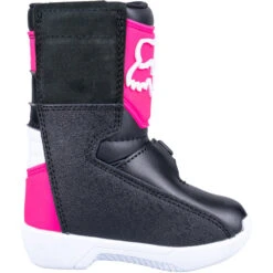 Fox 2024 Comp Black/Pink Kids Boots -Motocross Equipment FO3047228510 c 5