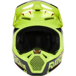 Fox 2023 V1 Statk Red/Yellow Kids Helmet -Motocross Equipment FO30484080 c 2